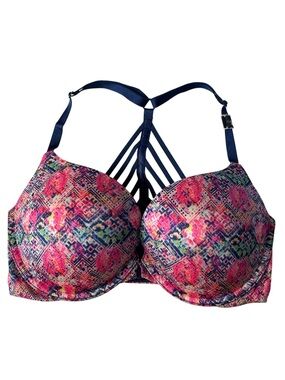 Victoria’s Secret Very Sexy Push-Up Bra | Multicolor | Strappy Back | 32DD |